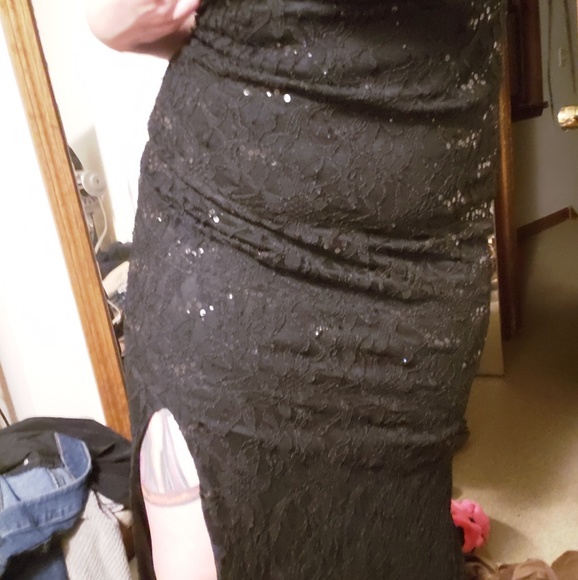 Nightway black gown - Picture 8 of 8